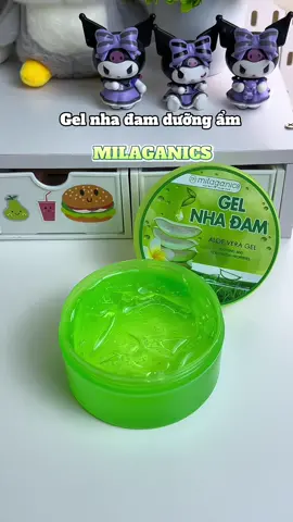 Gel nha đam dưỡng da cấp ẩm dùng mê lắm luôn #milaganics #gelnhadam #duongam #capamda #xuhuong 