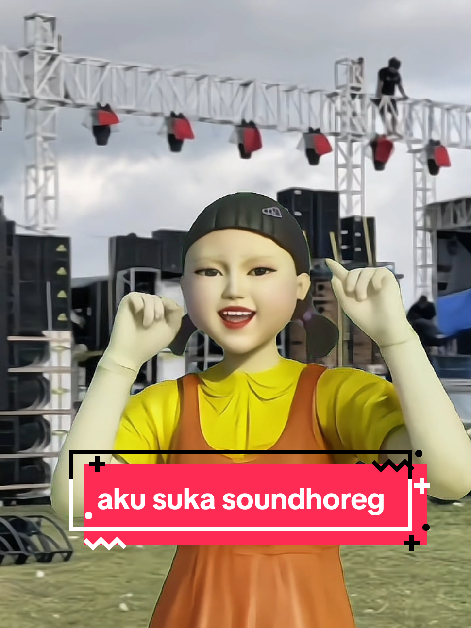 Boneka Squidgame dance suka nonton sound horeg #soundhoreg #trendingdance#velocity#soundhoregjawatimur #squidgame3 
