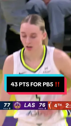 FOURTY. THREE. POINTS. Rookie Paige Bueckers is the first WNBA player this season to reach the 40-point mark! #WNBA #paigebueckers