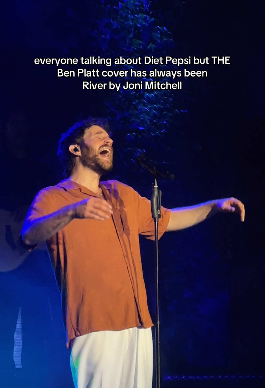 now that it’s socially acceptable to be a ben platt fan #benplatt #dietpepsi #music #concerts #river 