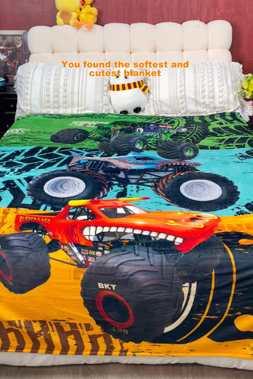 Monster truck blanket #monstertruck #monstertruckblanket #blanket #throwblanket #fuzzyblanket #kidblanket#ttslevelup#tiktokshopfinds #monstertruck #toddlerappraver #momtok#spotlightfinds#tiktokshoprestock #dealsforyoudays #funinthesun#gift #tiktokshopbacktoschool #fyp #MomsofTikTok #monstertruck #monstertruckblanket #blanket #throwblanket #fuzzyblanket #kidblanket #tiktokshopcreatorpicks #gift #tiktokshopbacktoschool #fyp #MomsofTikTok