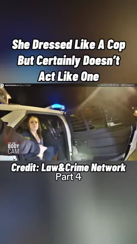 She’s dressed like a cop but certainly doesn’t act like one #police #bodycameras #bodycam #cops 