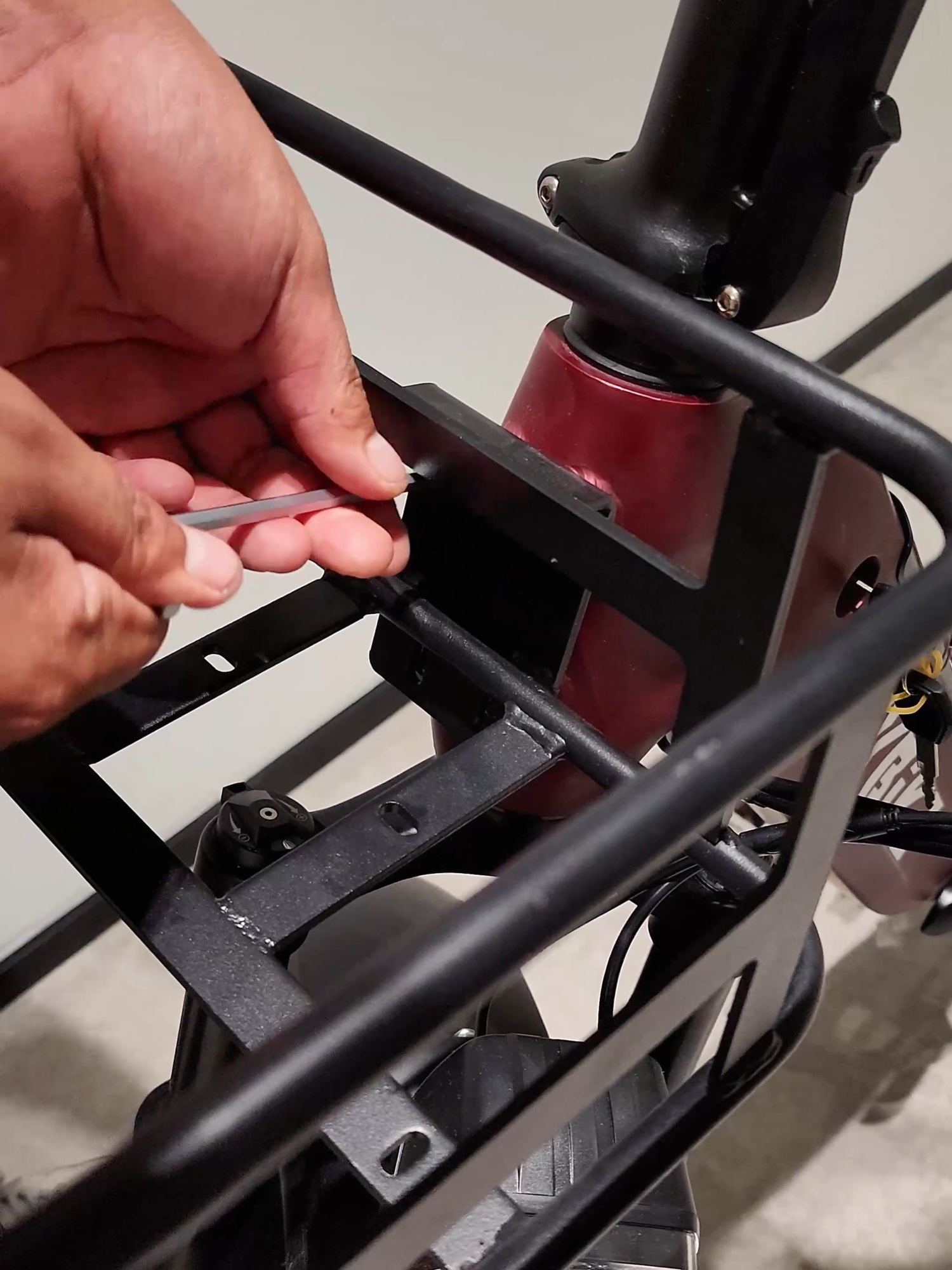 Install a versatile front basket on your Heybike (compatible with Mars/Mars 2.0/Ranger/Ranger S/Cityrun/Explore/Horizon models)  - available for purchase on our official website: [https://www.heybike.com/products/front-basket] #letyourjoyout #heybike #ebikelife #ebike