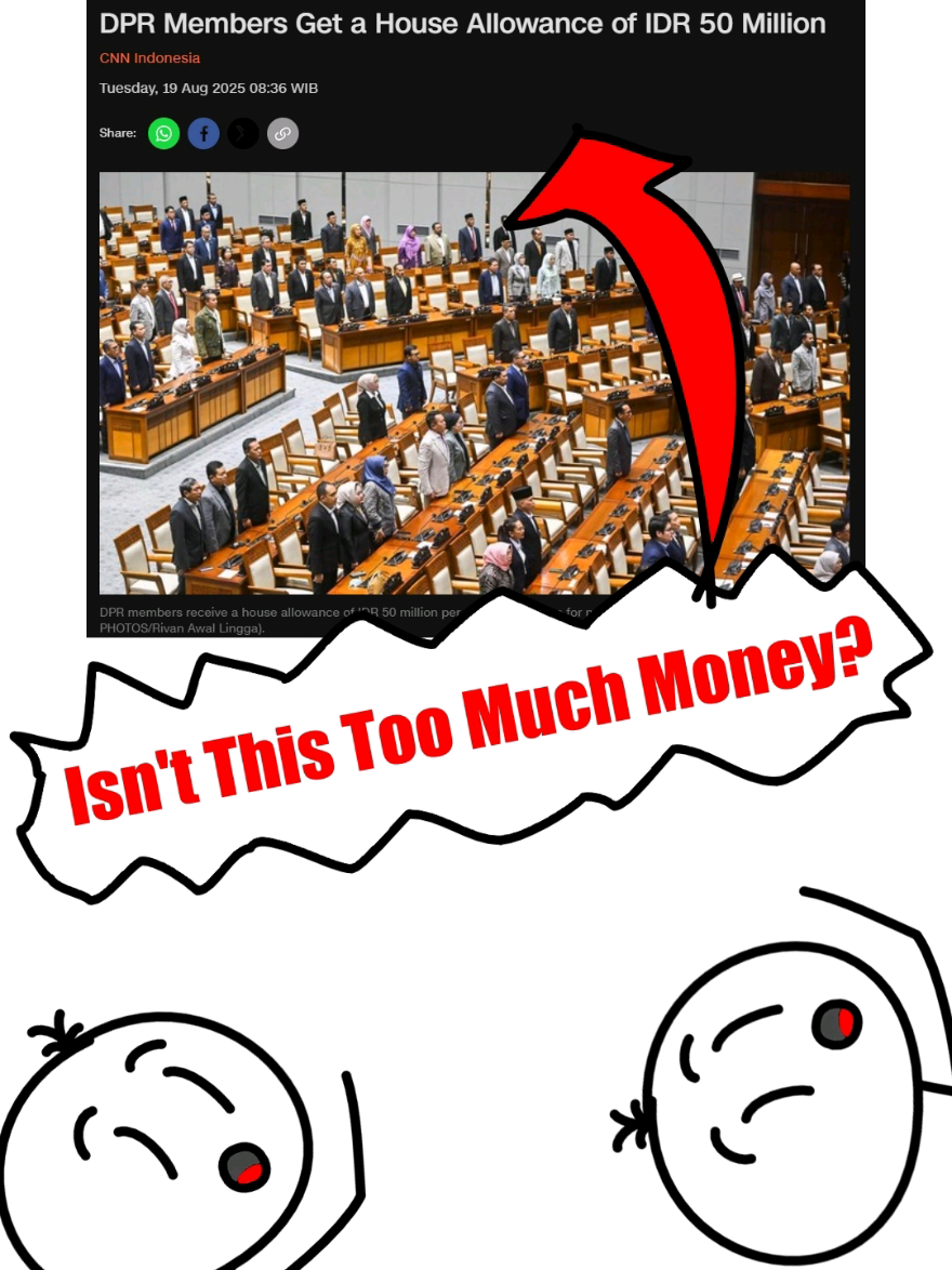 The Indonesian House of Representatives (DPR) has recently approved a controversial new policy: an additional $37,000 (around Rp 600 million) in yearly compensation for its members. This payment is meant to replace official housing that they will no longer use. According to DPR leader Puan Maharani, the allowance is considered “compensation” for not occupying state-provided housing. However, reports show that the official houses only cost around $1,500 a year to maintain, creating a huge gap between the actual cost and the new allowance. This decision has sparked debates about fairness, transparency, and the increasing gap between the political elite and ordinary citizens. Many argue that it reflects how the rich and powerful continue to benefit from state policies, while official housing provided by the government risks being left abandoned and wasted. This case highlights ongoing concerns about inequality and privilege in Indonesian politics, raising the question of whether this is yet another example of the rich getting richer. #indonesianews #indonesia #dpr #breakingnews #indonesiapolitics 