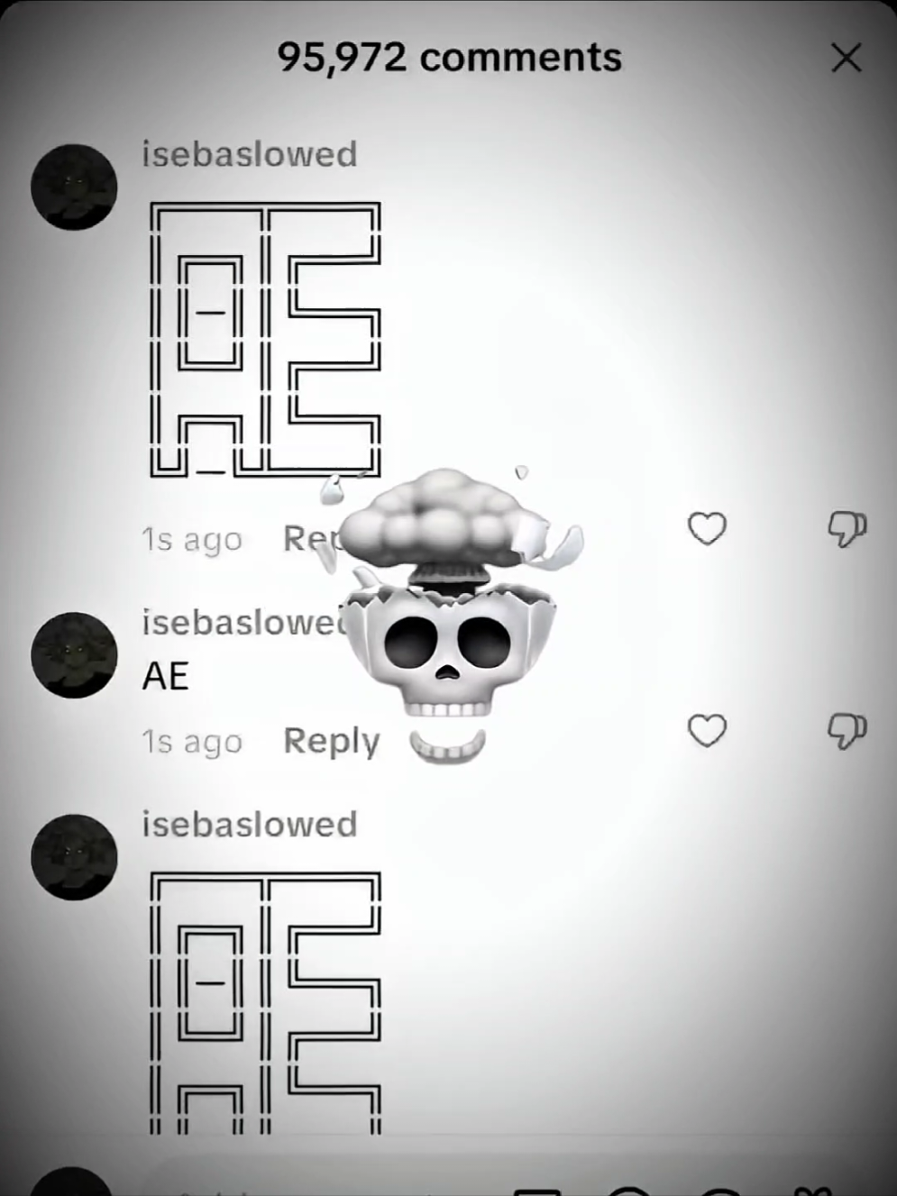 AE Comment Tutorial ☠️ #trollface #edit #tiktok #viral #fyp 