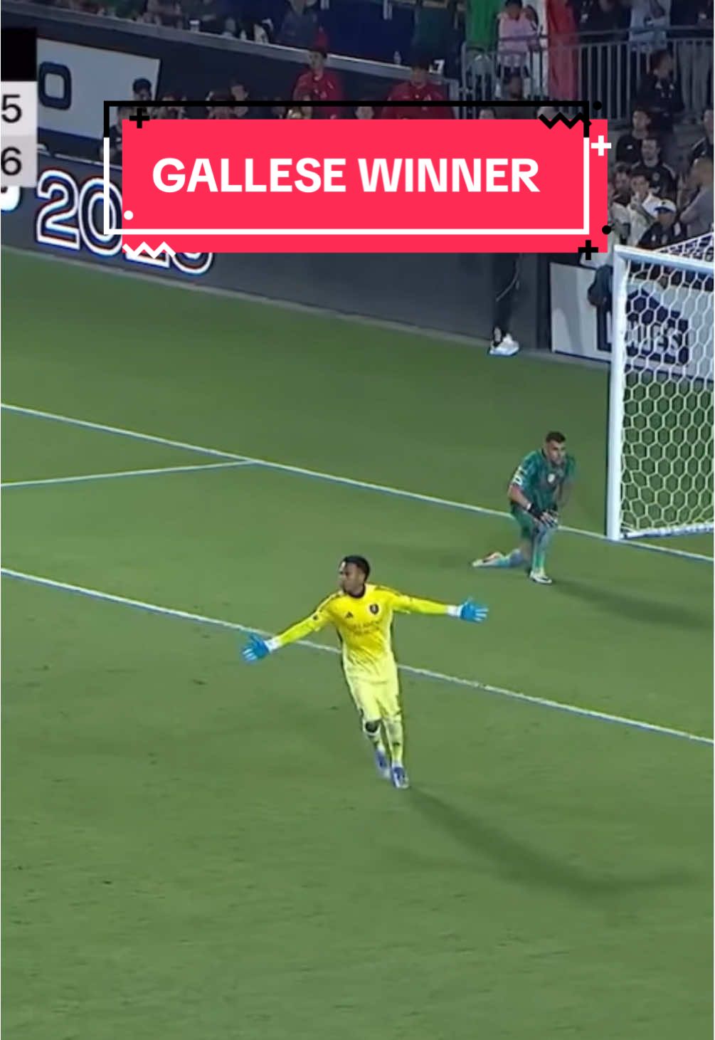 Gallese goalkeeper penalty for the win 🤯