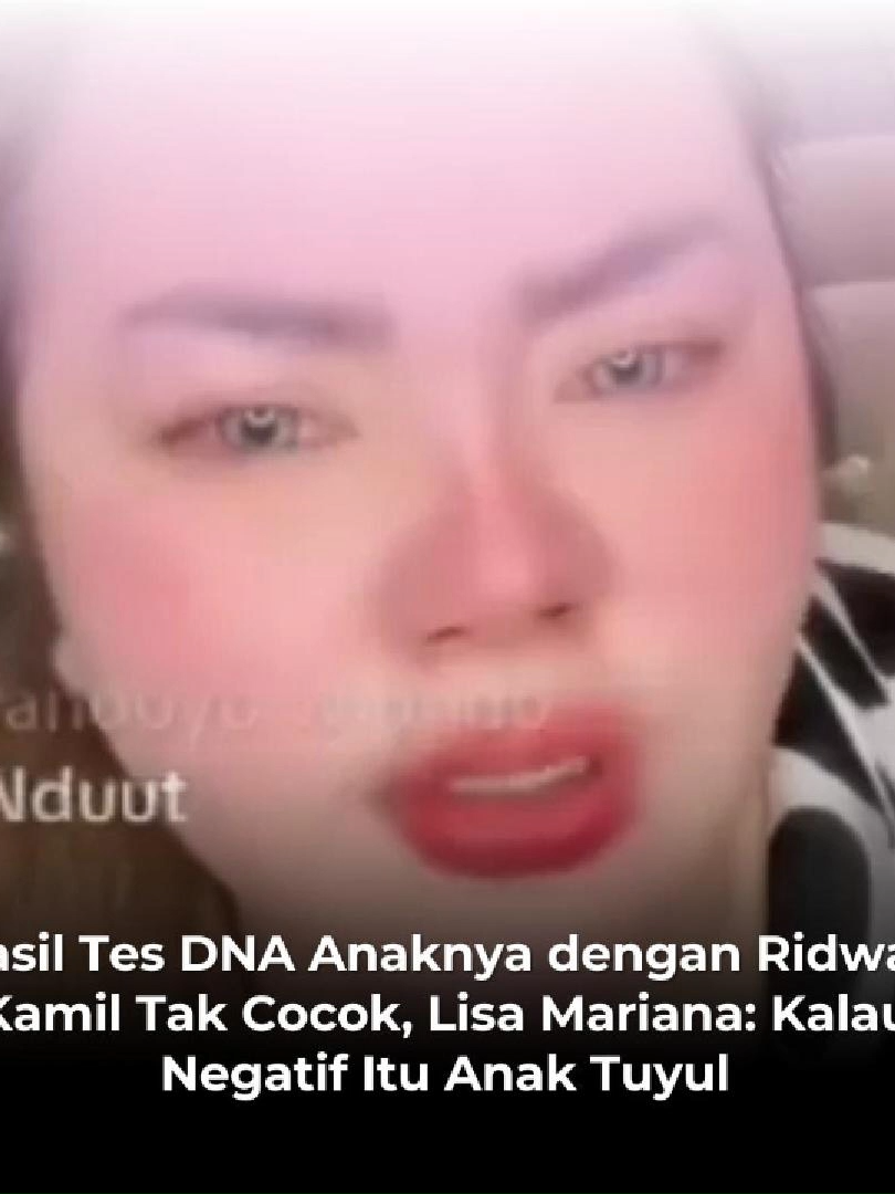 Hasil Tes DNA Anaknya dengan Ridwan Kamil Tak Cocok, Lisa Mariana: Kalau Negatif Itu Anak Tuyul Hasil tes DNA antara mantan Gubernur Jawa Barat, Ridwan Kamil, dengan Lisa Mariana dan anaknya, CA, dinyatakan tidak memiliki kecocokan dinyatakan polisi. #Hasiltesdna #Dna #Ridwankamil #Takcocok #Lisamariana #fyp