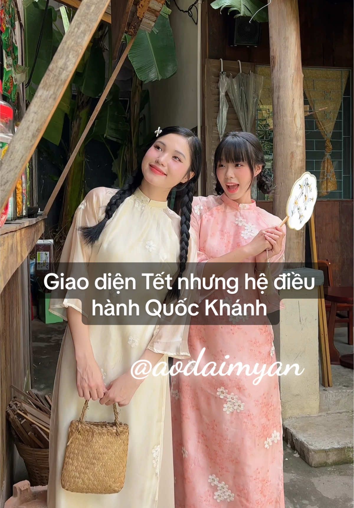 Có ai giao diện Tết mà hệ điều hành Quốc Khánh 2/9 🇻🇳giống tui hông 😂#aodaimyan #tet2026 #aodaicachtan #xuhuong #quockhanh 