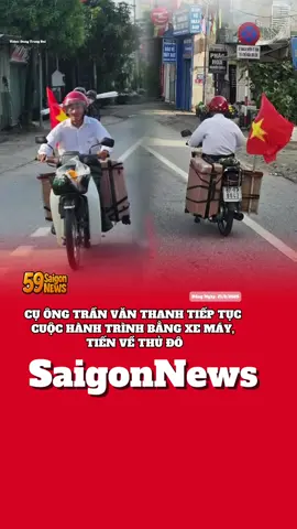 Dù tuổi cao, sức khỏe không còn dồi dào, nhưng ý chí và tình yêu đất nước trong cụ vẫn rực cháy, trở thành nguồn cảm hứng lay động triệu trái tim. ❤️ #saigonnews #tiktoknews #viralvideo #a80 #cuongtranvanthanh 
