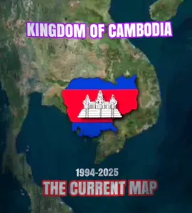 Episode 3 (the end) / Histories of Cambodia 🇰🇭 / The current map and flag Cambodia now vs The past map and flag with Khmer Empire. @RinShareknowledge @Trendformusic🤍🇲🇺 