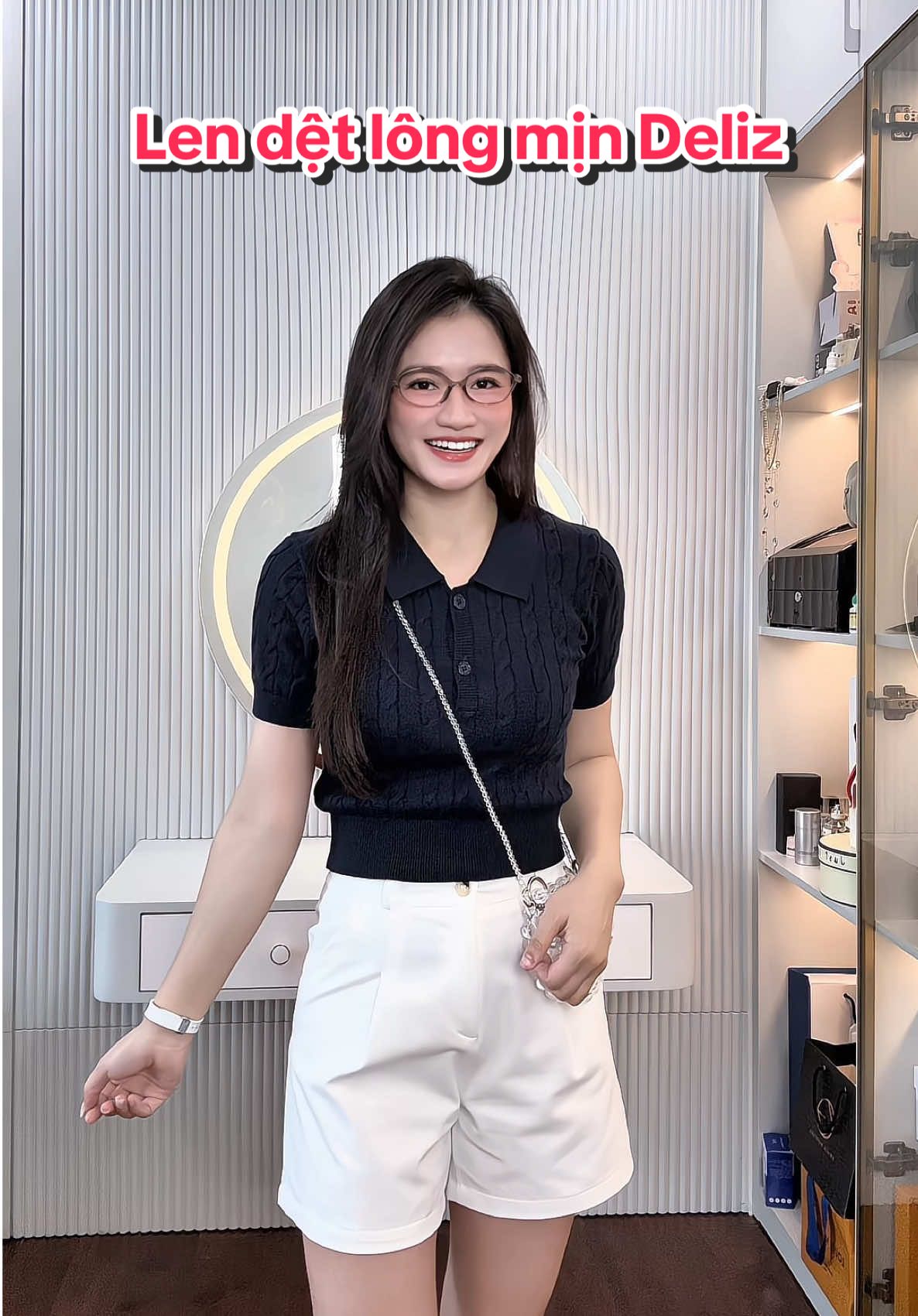 Áo len dệt lông thỏ mịn dáng croptop #aolennu #aolendetkim #aolencroptop #Deliz #quynhchanhsa 