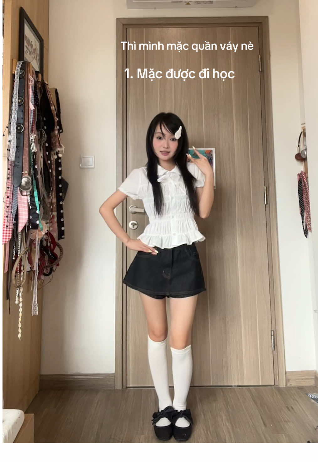 Sao phải ngại mấy ní ơii, quần váy của @Calem.Club  #calemclub #quanvay #miniskirt #OOTD #thoitrang 