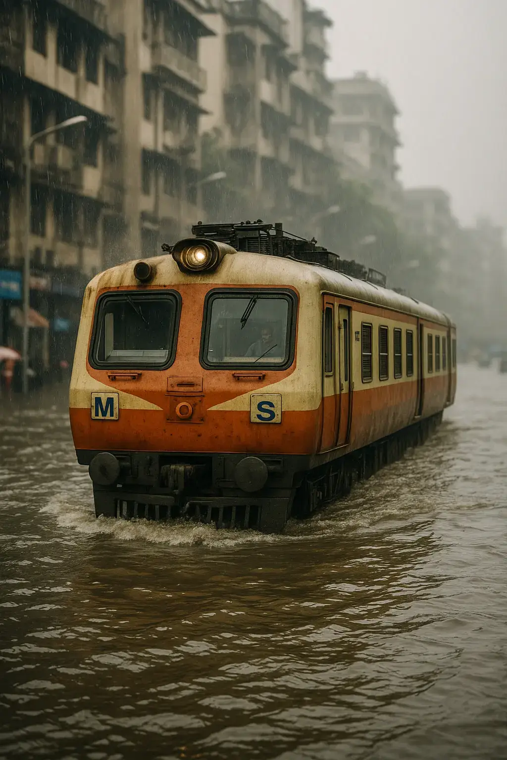 🌧️🚂 Mumbai Madness! 🚂🌧️ Heavy rains in Mumbai turned the whole city into a swimming pool! 🌊 Trains stopped, flights delayed, and people basically needed boats just to get to work. 😂 Sometimes the weather says: “Nope, you’re staying home today!” 💬 If your town got flooded like this… would you grab a kayak, a jet ski, or just build a giant raft? 🛶 #MumbaiRain #CrazyWeather #DailyNews  Danny The Man Parker On YouTube