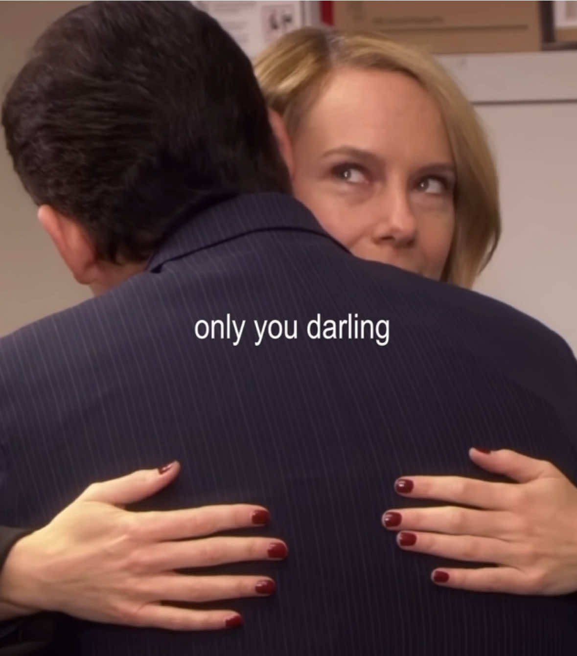 I hope I can have a relationship just like Michael and Holly have it 😭💔 #theoffice #michaelscott #hollyflax #theofficeus #couples 