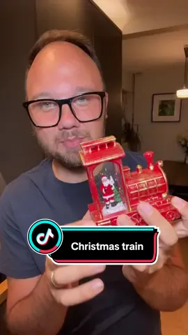 🎄✨ All aboard the holiday magic! This Christmas train is the perfect centerpiece to light up your home with festive cheer 🚂🎅 Don’t wait—make your Christmas sparkle today! #ChristmasDecor #HolidayVibes #FestiveFinds #XmasAesthetic #TikTokMadeMeBuyIt 