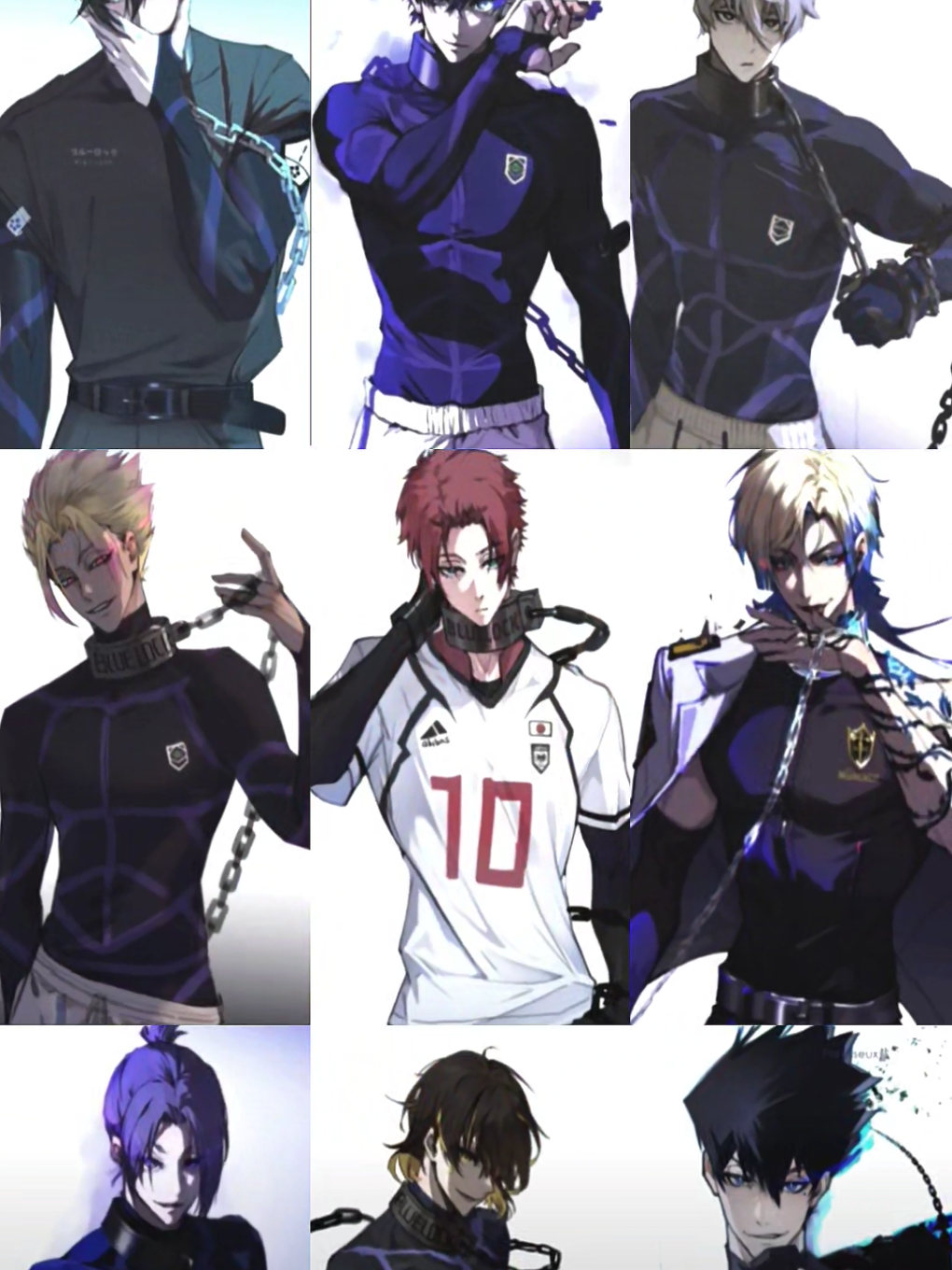 soccer boy #itoshirin #isagiyoichi #nagiseishiro #shidouryusei #bluelock 