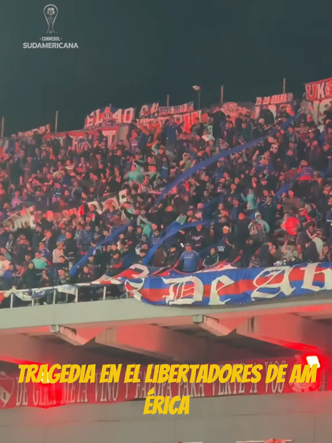 Tragedia Absoluta en Argentina, en el partido de Universidad de chile Vs Independiente  #udechile🔵🔴 #independiente #universidaddechilevsindependiente
