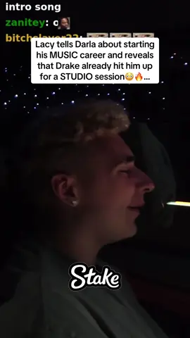 Lacy tells Darla about starting his MUSIC career and reveals that Drake already hit him up for a STUDIO session😳🔥… #lacy #darla #drake 