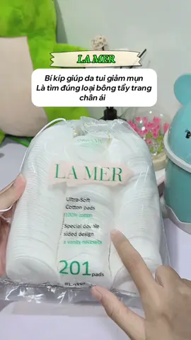 Bông Tẩy trang LAMER mới đổi tên thành LAROISÉE nhưng chất liệu vẫn y nguyên ạ #xuhuongtiktok #tiktokviral #bongtaytranglamer #bongtaytrangquocdan 