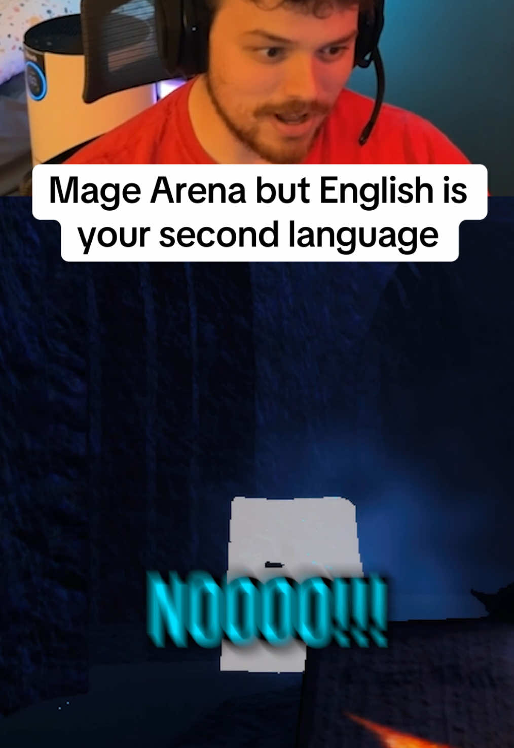 It’s just his ah mic #elg #gaming #funny #magearena 