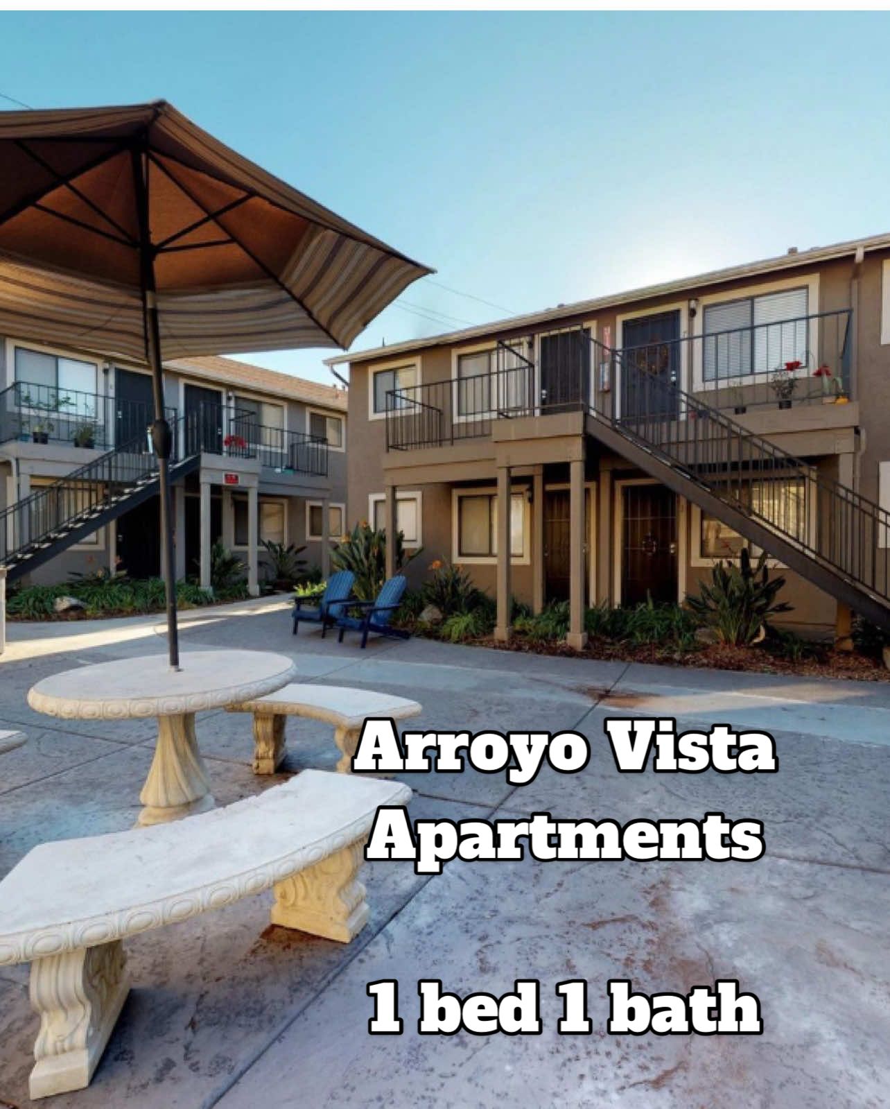 Arroyo Vista 1 bed 1 bath First month rent free! 📍 475 S. Meadowbrook Dr #2, San Diego, CA 92114 $1,995 per month ✅ private patio ✅ onsite laundry ✅ downstairs unit ✅ pet friendly ✅ gated community ✅ offstreet parking #sandiegoapartments #sandiegorentals #sandiegoliving #sandiegorealestate 	    