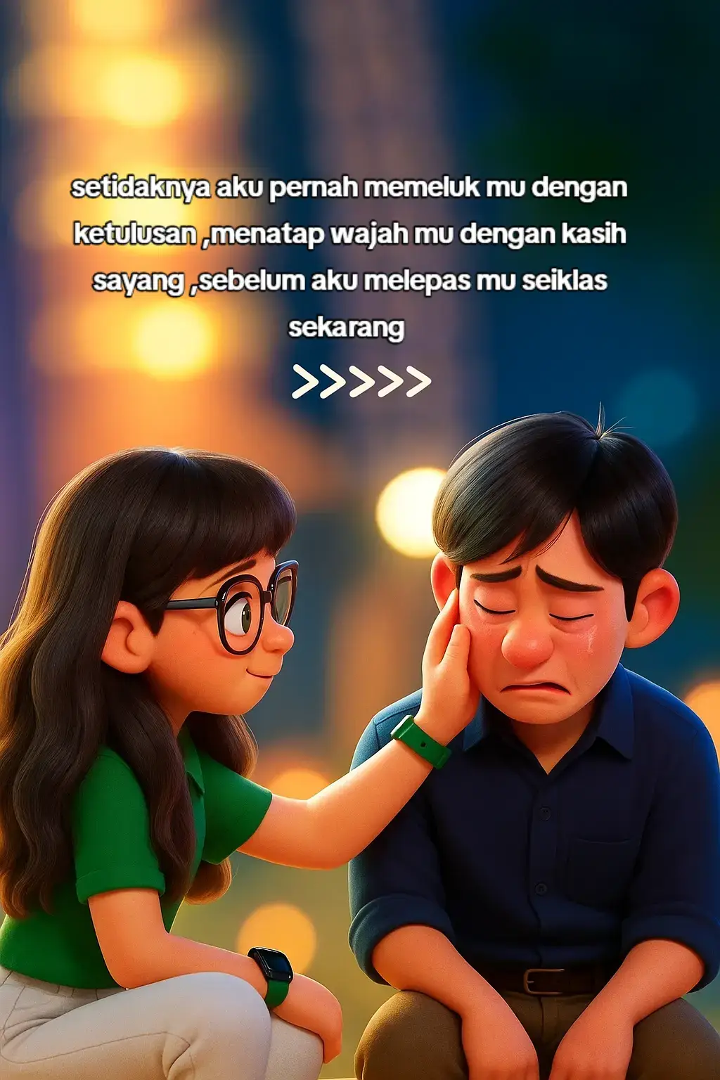 ingatan itu ada meski t terlihat, kenangan itu ada meski tak bisa terulang, cinta itu sudah hilang rasanya sudah berbeda tapi sakitnya terasa nyata 