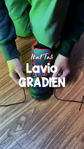 Cara pasang tali sepatu Lavio Gradien✅ #laviofootwear #sepatuoutdoor #bestseller #produklokal #promoseruweekend 