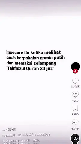 insecure sesungguhnya 🥺🥺 #tahfiz #penghafalquran #bismilahfypシ 