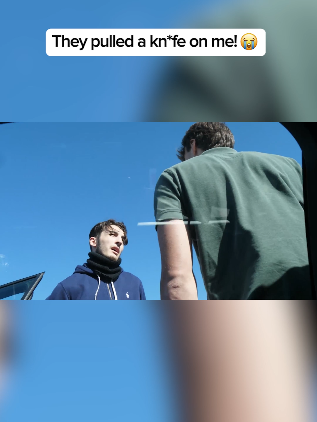They Almost St*bbed Me! 😭 (YouTube: Blake Bachert) #blakebachert