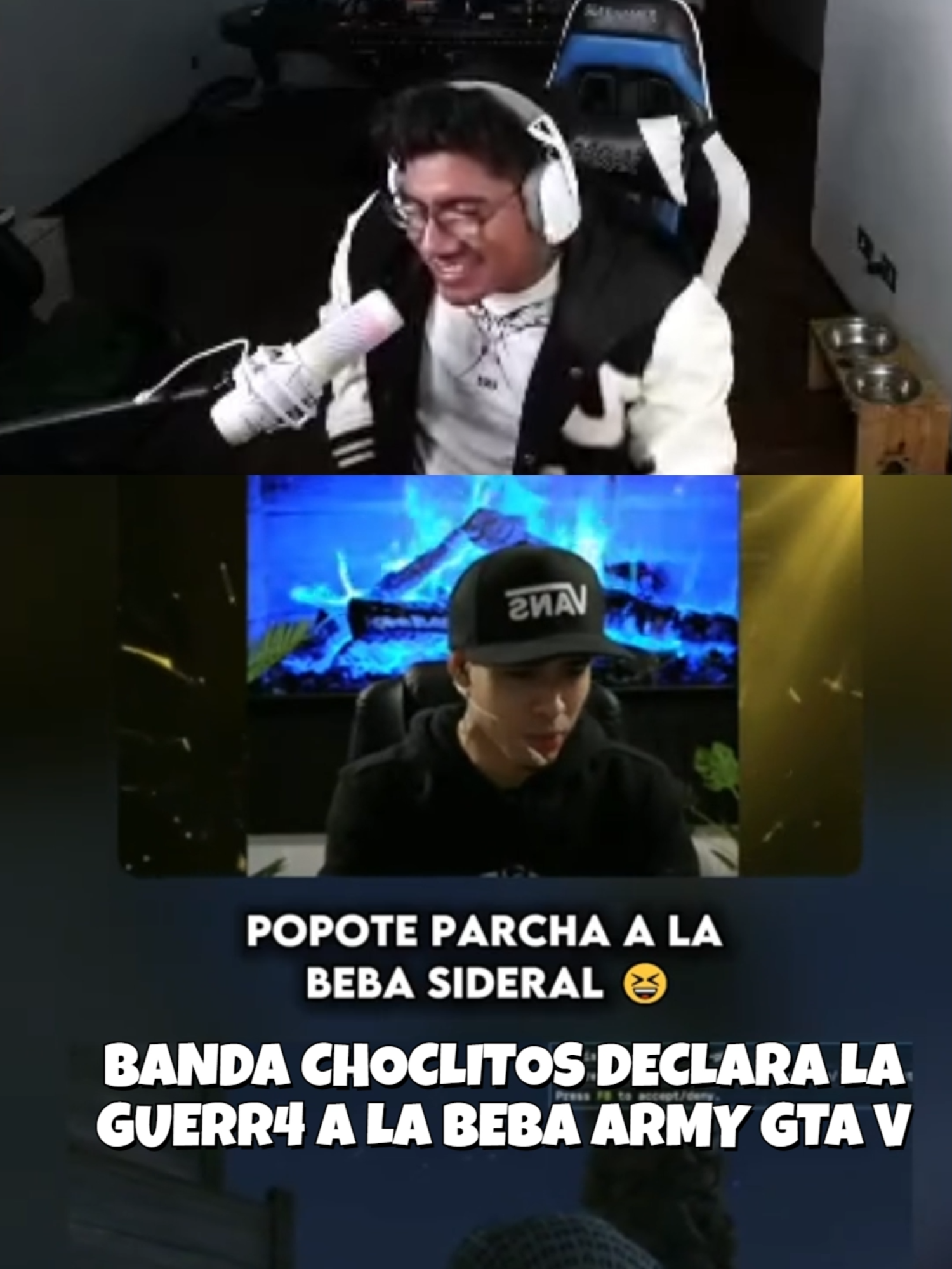Banda Choclitos declara la Guerr4 a Banda Beba Army en GTA V #sideralchocolatada #bebaarmy #sideral #fypp #sideraldota #elzeein #perú #gtav #roleando #cañita