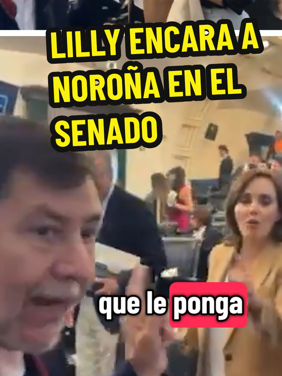 💥 Lilly Téllez encara a Noroña y lo llama 
