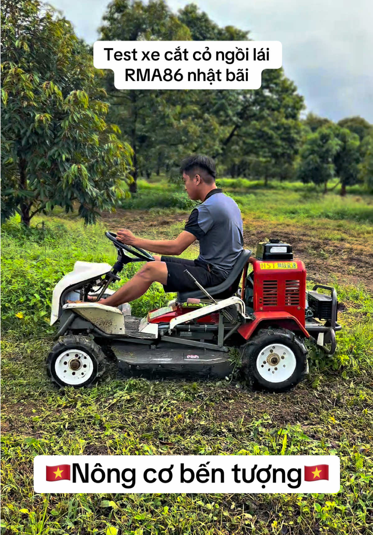 Xe cắt cỏ ngồi lái nhập Nhật giá rẻ #xuhuongtiktok2025 #NôngCơBếnTượng #fyp #hangnhatbai #fpy 