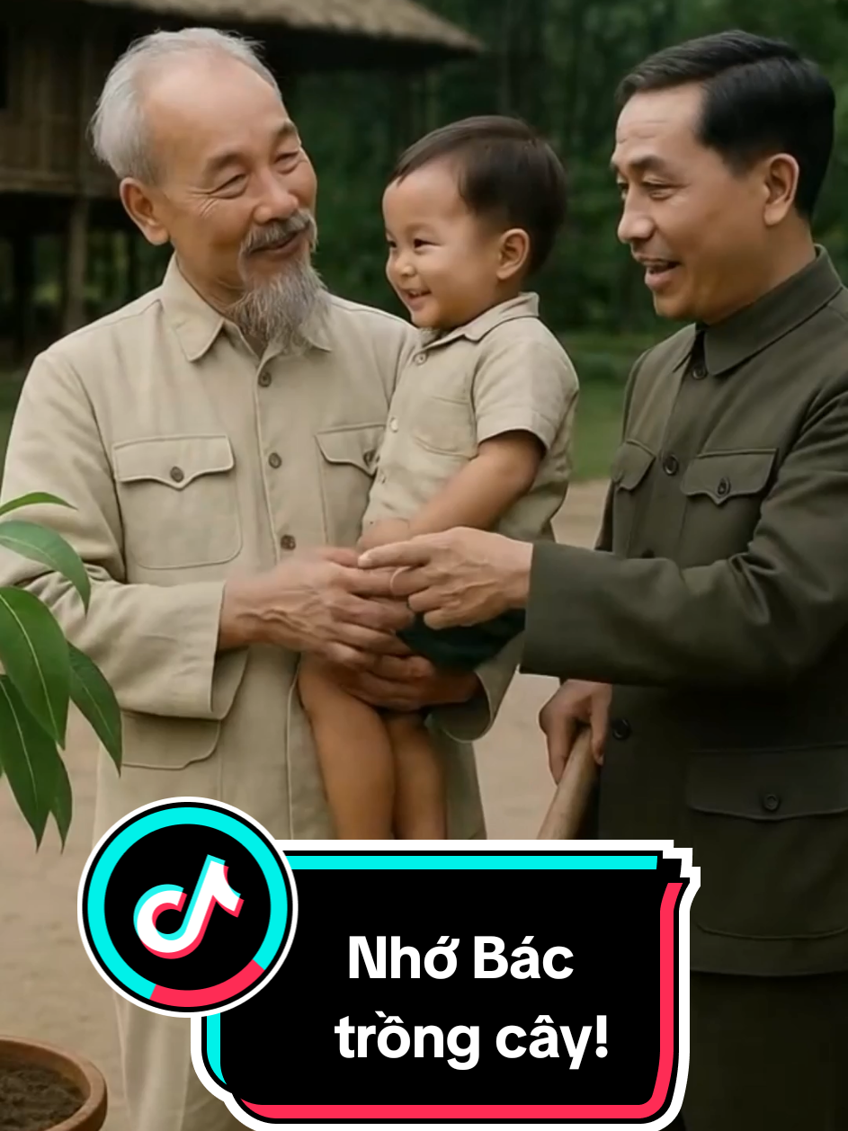 Nhớ Bác Hồ trồng cây năm xưa, Bác tuy già nhưng mạnh khoẻ. Vì thương dân Bác dặn dò cặn kẻ. Uơm mầm xanh như mẹ thương con...!#foryou #Love #meme #capcut #ti̇ktok 