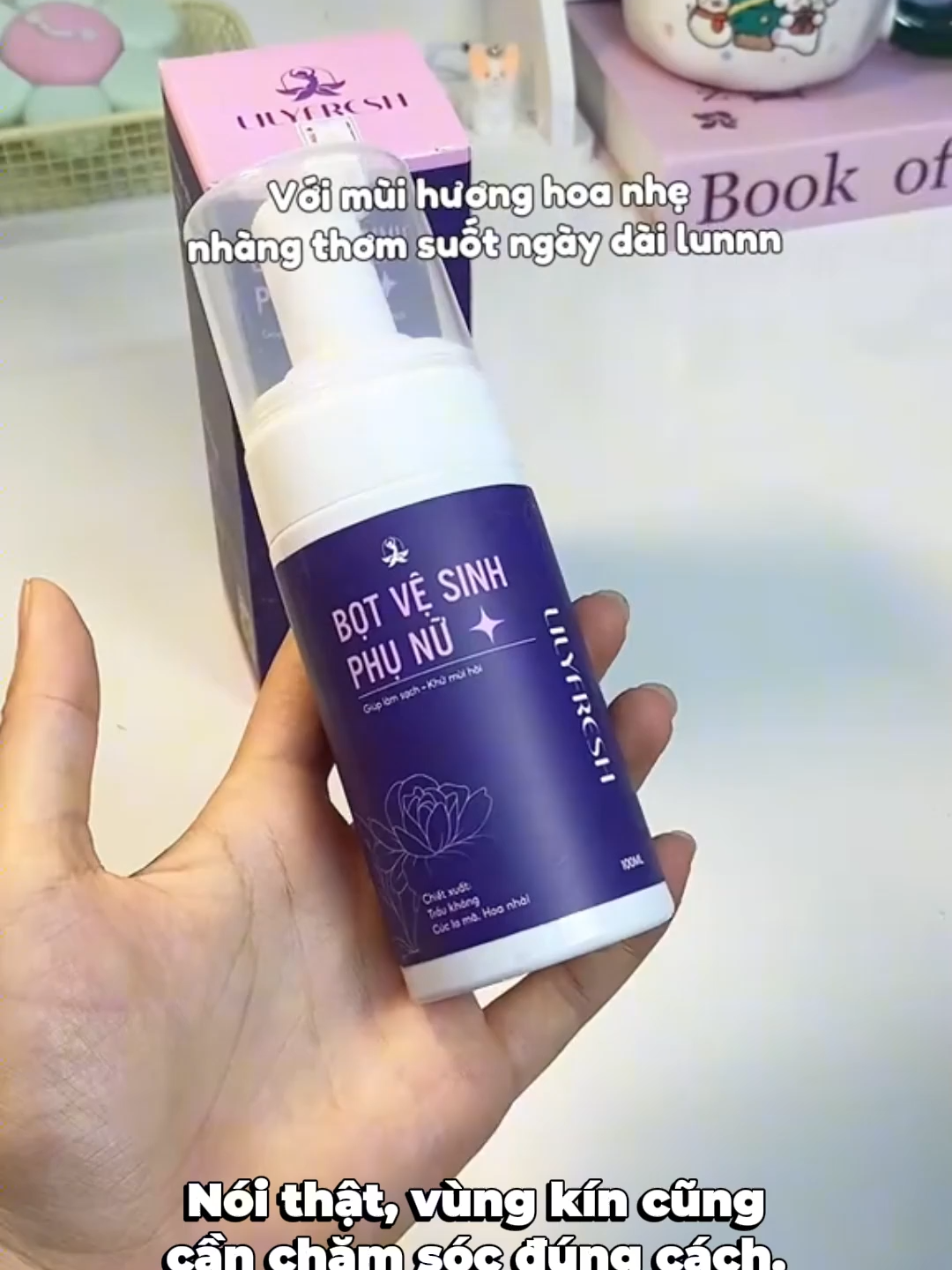 Mình đã tìm được ra em sản phẩm chân ái cho chị em rồi nha #lilyfresh #suckhoephunu #phunu #dungdichvesinh #botvesinh #botvesinhphunulilyfresh