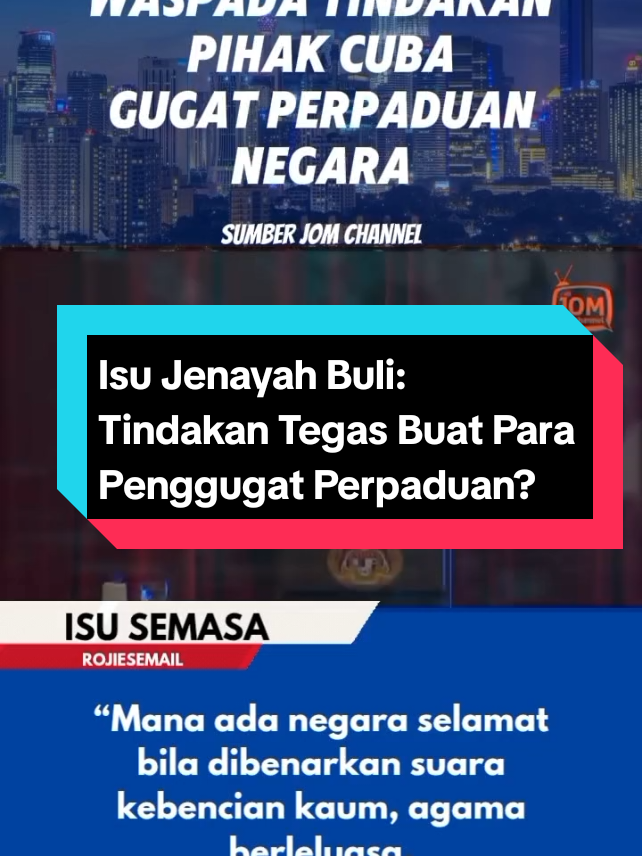 Isu Jenayah Buli: Tindakan Tegas Buat Para Penggugat Perpaduan? #anwaribrahim #zaraqairina #justiceforzara #MalaysiaMadani #fyp 