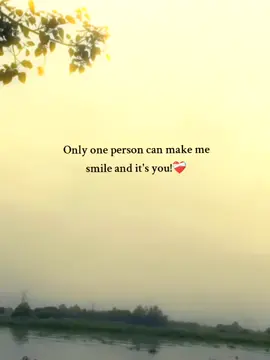 Only one person can make me smile and it's you!❤️‍🩹#foryou#foru#viral#tiktok#unfreegemyaccount 
