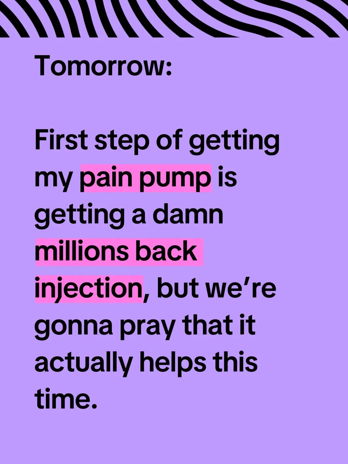 #paininjection #over40 #badback #trending #imscared 