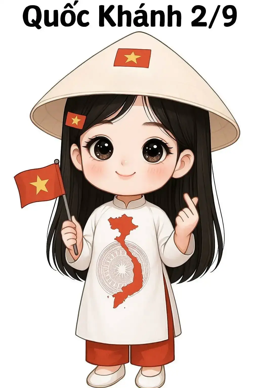 Dành tặng m.n bộ ảnh chibi chưa có tên trên nón lá.   Ai thích cứ tải về chèn thêm tên nhé ạ  #giaovientieuhoc  #vietnam  #quockhanh2025❤️🇻🇳 