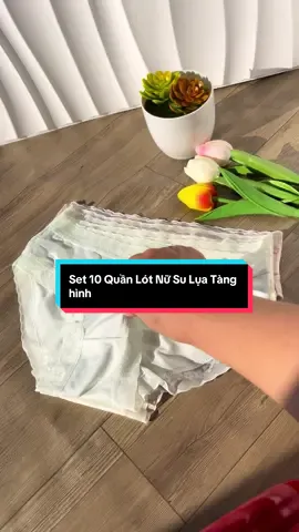 Set 10 Quần Lót Nữ Su Lụa Tàng hình #xuhuong #viral #quanchip #quanchipsieure #quanchipren 