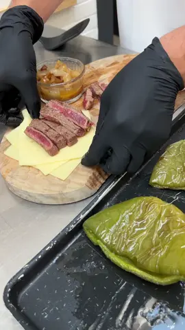Philly Cheesesteak Pocket! Philly’s iconic sandwich gets portable 🧀🥩 #fyp #foryou #tik_tok #usa🇺🇸 