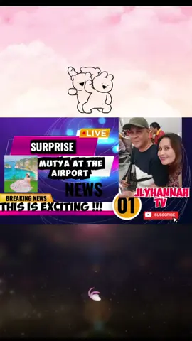 SURPRISED BREAKING NEWS MUTYA AT THE AIRPORT TERMINAL 3 / SUNDO TAYO GUYS 😊 #surprise #visit #happybirthday #mutyasambuena #terminal3 