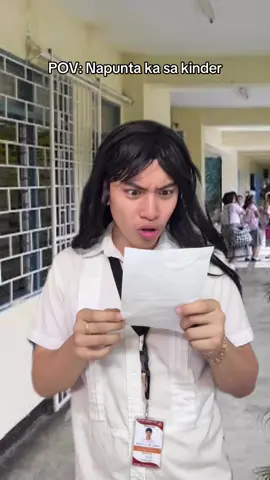 Napunta ka sa kinder be like