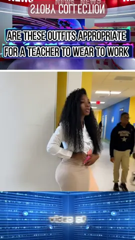 Viral Debate Teacher’s Tight Skirt Outfit Sparks Classroom Controversy #TeacherOutfit #SchoolControversy #Professionalism #EducationDebate #TeacherTok    