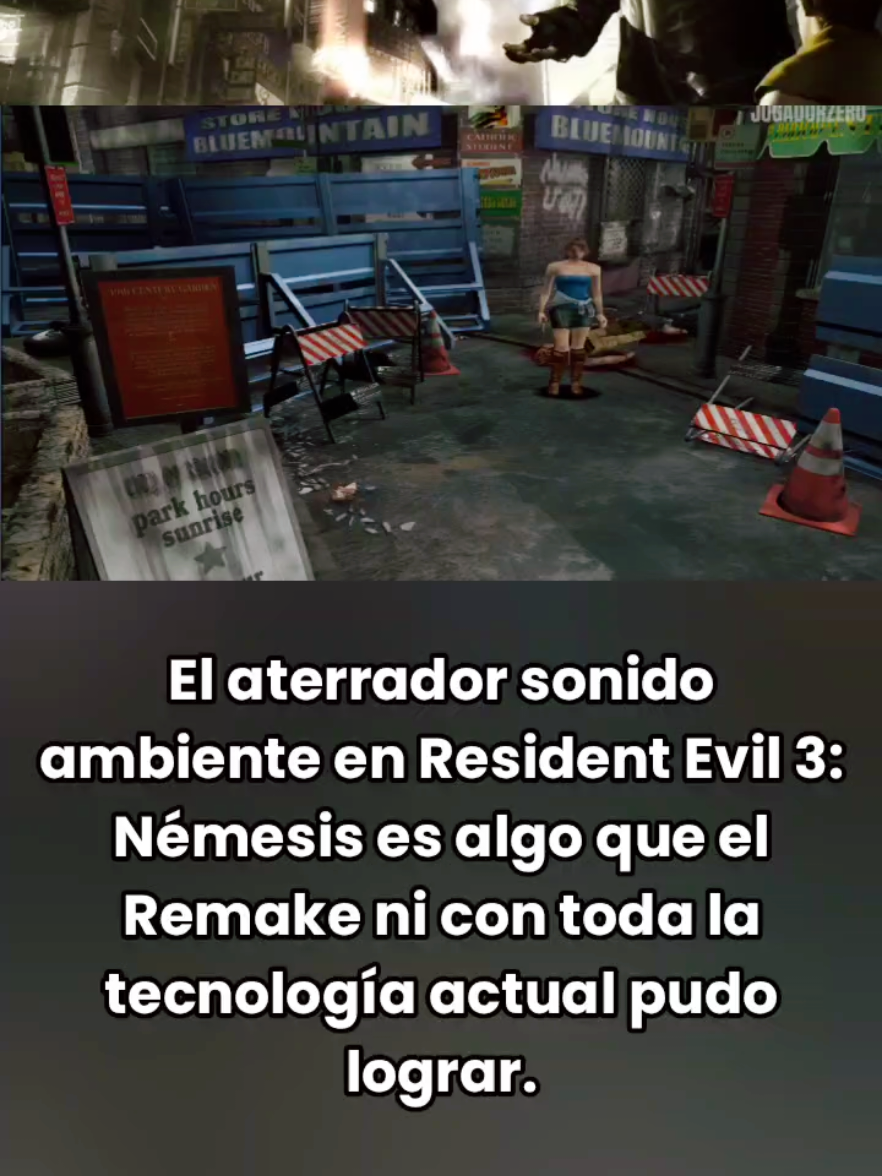 El ambiente sonoro de Resident Evil 3: Némesis original sigue siendo insuperable, creaba un terror que ni la tecnología moderna del Remake logró capturar. #residentevil3 #jillvalentine #residentevil #residenteviledit #playstation 
