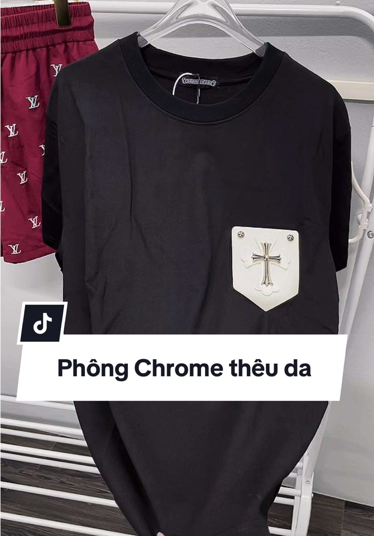 Áo phông chrome logo nét căng 𝐅𝐁:𝐓𝐡𝐮𝐲̀𝐋𝐢𝐧𝐡𝐊𝐞𝐦🤗📩zalo 0339547569 #thuylinhkem #quanaonam #thuonghieu #aophongnam 