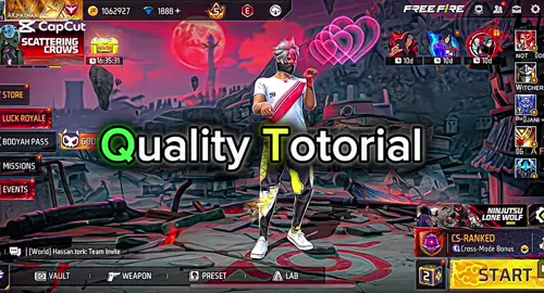 Quality totorial 💯%HD #foryopage #hadiedit #foryou #4kvideo #virlvideo #freefirelover #foryou #ak47 #trendsound #hdedit #50klikes 