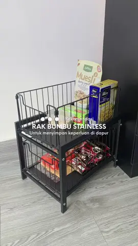 Rak stainles serbaguna🤗 #fyp#fypage#rekomendasi#rakstainles#rakbumbu#rakgeser  
