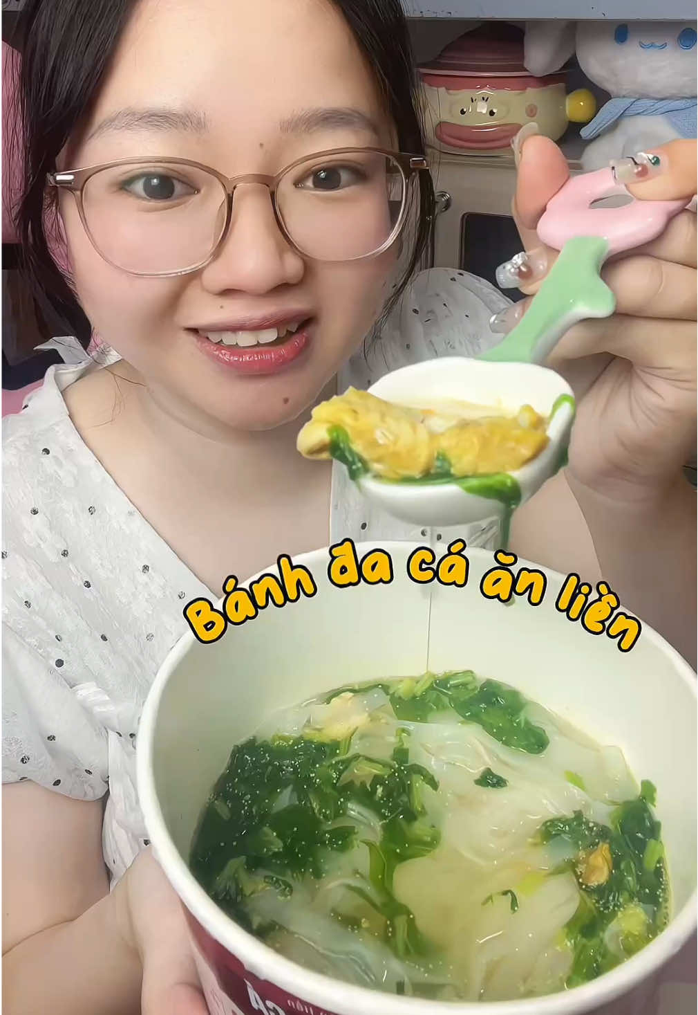 bánh đa cá rô ăn liền mà có cá thật luôn nè #caibungnho #reviewanngon #banhdacaro #ancungtiktok 