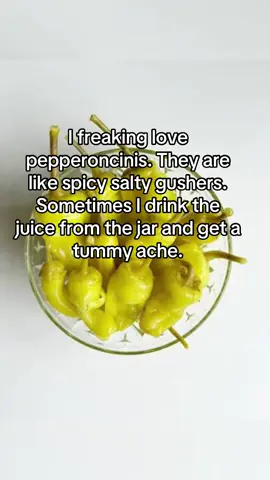 I like taking little sips whenever I open the fridge🤍 #pooperoncini 