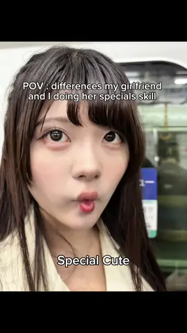 My girlfriend has a little bit rare special skill #mylovestudent #girlfriend #couple #study 